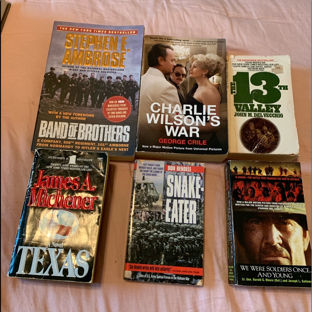 6 war books
